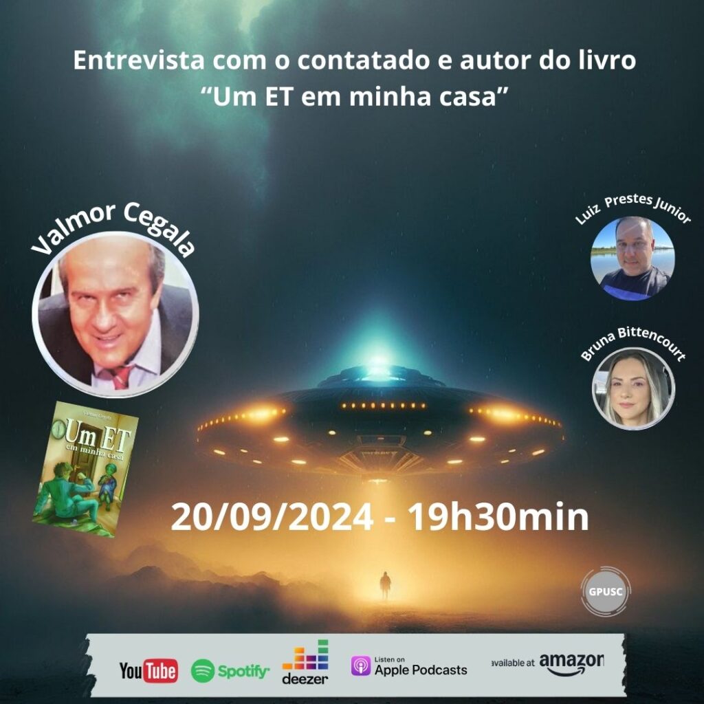 Entrevista com o contatado e autor do livro “Um ET em minha casa”.