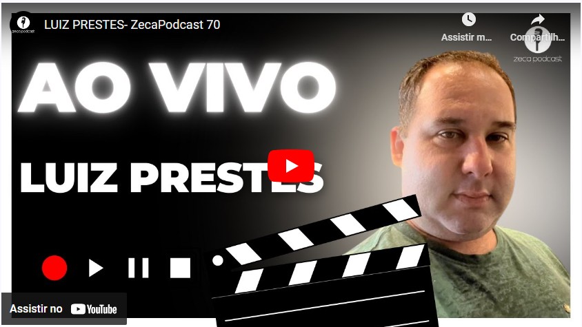 Zeca Podcast entrevista o ufólogo Luiz Prestes Junior (GPUSC)